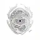 amygdala tattoo design idea