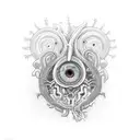 amygdala tattoo design idea