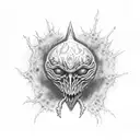 Bloodborne amygdala tattoo design idea