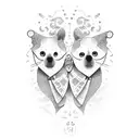 "Family" in Korean tattoo design idea