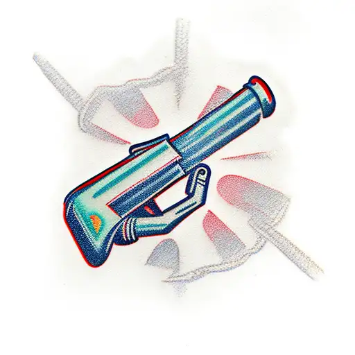 biceps ski gay spy tattoo design idea