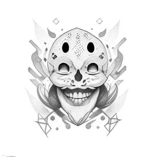 broken heart bana aid smiling face tattoo design idea