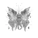 palabras en antebrazo Constancy Discipline Commitment Focus Sacrifice Training Overcoming tattoo design idea