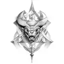 Constancy Discipline Commitment Focus Sacrifice Training Overcoming tattoo design idea