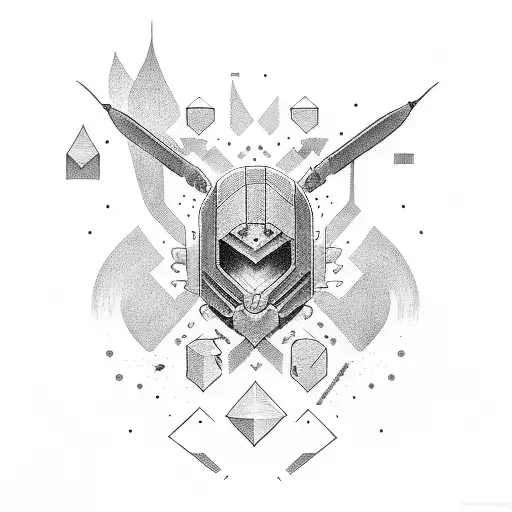 gamer loneliness  tattoo design idea