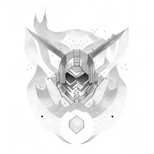 gamer loneliness  tattoo design idea