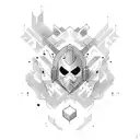 gamer loneliness  tattoo design idea