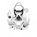 gamer loneliness  tattoo design idea