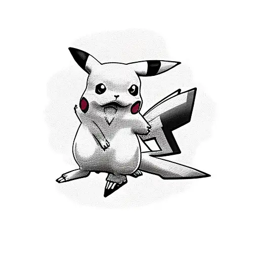 pikachu tattoo design idea