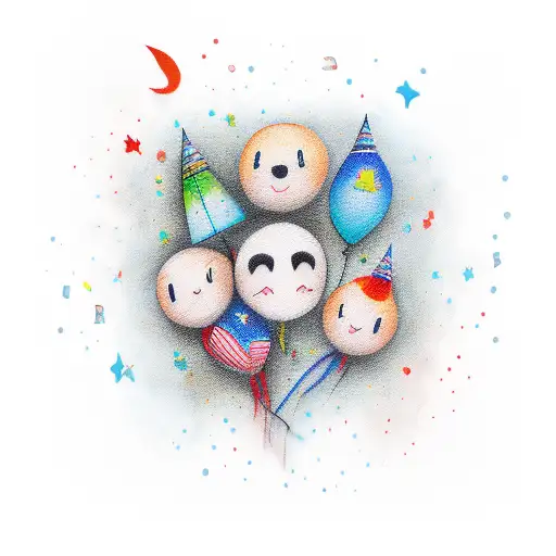 emotional for 5 siblings tattoo design idea