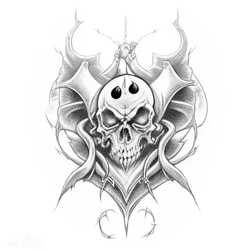Ainz ooal gown grasp heart tattoo tattoo design idea