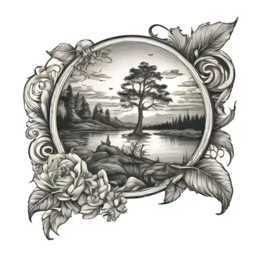 dawn of a new day tattoo design idea