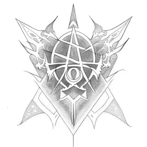 ghost blood symbol from cosmere tattoo design idea