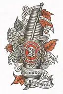 budweiser B tattoo design idea