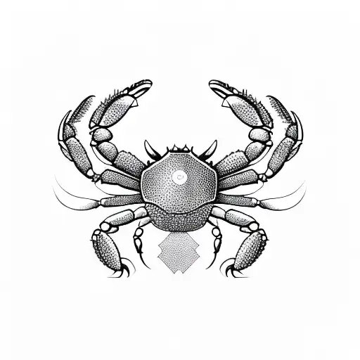 Cancer crab tribal by drachemetzger -- Fur Affinity [dot] net