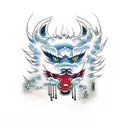 akatsuki cloud tattoo design idea