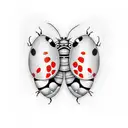 ladybug  tattoo design idea