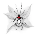 ladybug  tattoo design idea