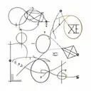 phsic equations surrounding them tattoo design idea