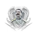iosiph stalin capitan future development progress tattoo design idea