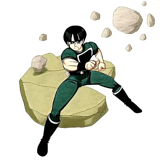 rock lee tattoo design idea