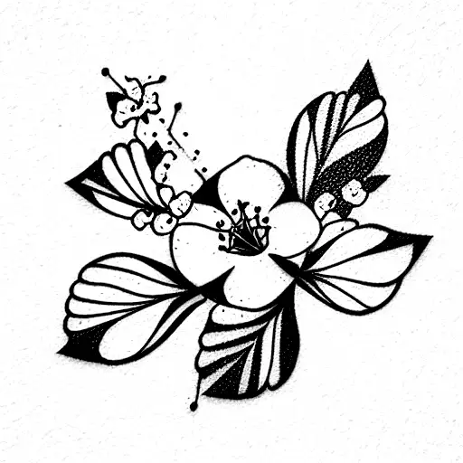 Cherry Blossom tattoo design idea