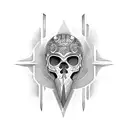 River styx with Charon tattoo design idea