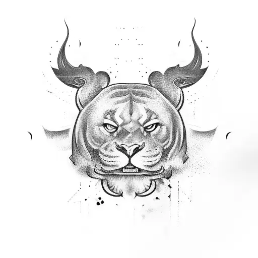 shaolin monk  tattoo design idea