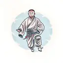 shaolin monk  tattoo design idea