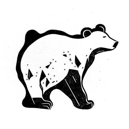 Bear Merida Brave tattoo design idea