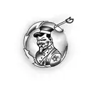 cooking meat tattoo design idea