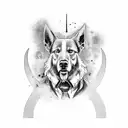 john wick tattoo design idea