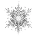 bean, snowflake, cornflake tattoo design idea