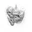 3 brothers 1 sister tattoo design idea