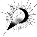 newtons first law tattoo design idea