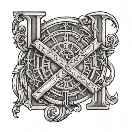 28 in Roman numerals tattoo design idea