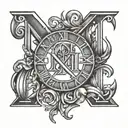 28 in Roman numerals tattoo design idea