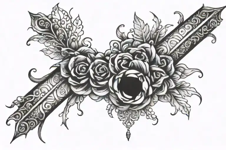 ring arm band tattoo tattoo design idea