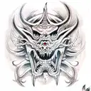 ManeWreck demon tattoo design idea
