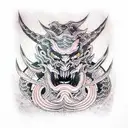 ManeWreck demon tattoo design idea