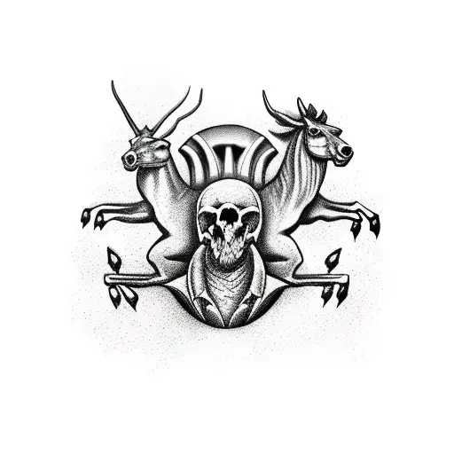 4 hunters as the 4 horsemen of the apocalypse  tattoo design idea