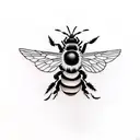 bumblebee tattoo design idea