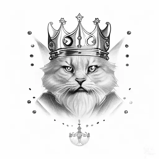 The name WILKINS written in a bold, regal font with a crown above it tattoo design idea
