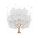 marriage tree tattoo design idea
