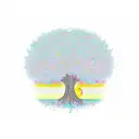 marriage tree tattoo design idea