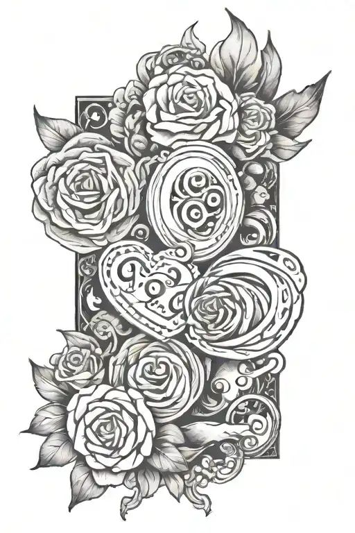 impossible love is a word tattoo design idea