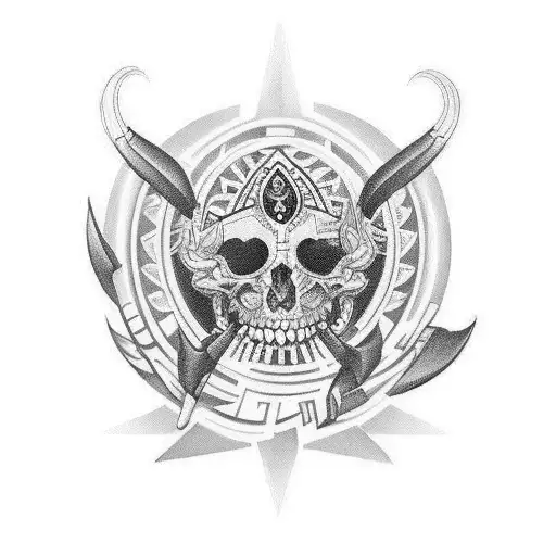 rosario catolico tattoo design idea