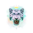 Panther tattoo design idea