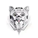 Panther tattoo design idea