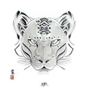 Panther tattoo design idea